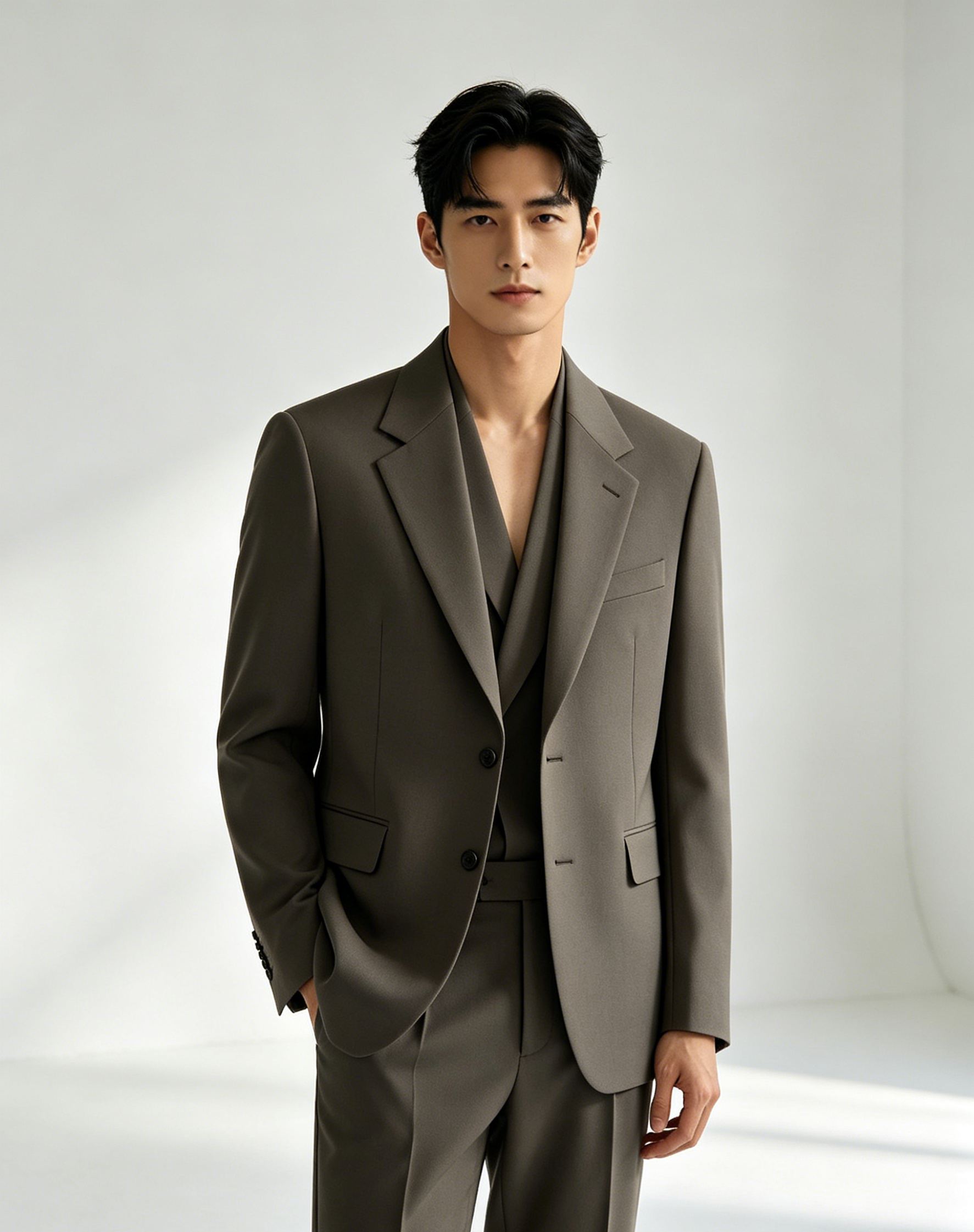 Worsted wool notched casual suit - Image 4